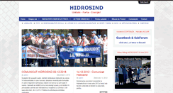 Desktop Screenshot of hidrosind.org.ro